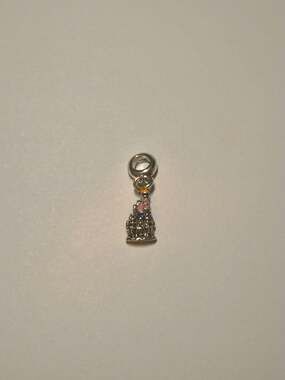 Disney Parks Walt Disney World 50th Anniversary Cinderella Castle Dangle Charm